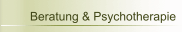 Beratung & Psychotherapie